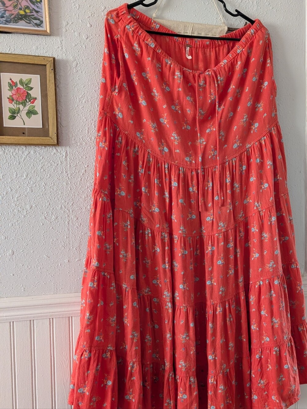 Linen Blend Nova Guava Skirt